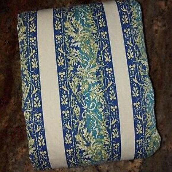 Sheridan Australia Fitted Floral Stripe Cotton Sheet 12" pockets
